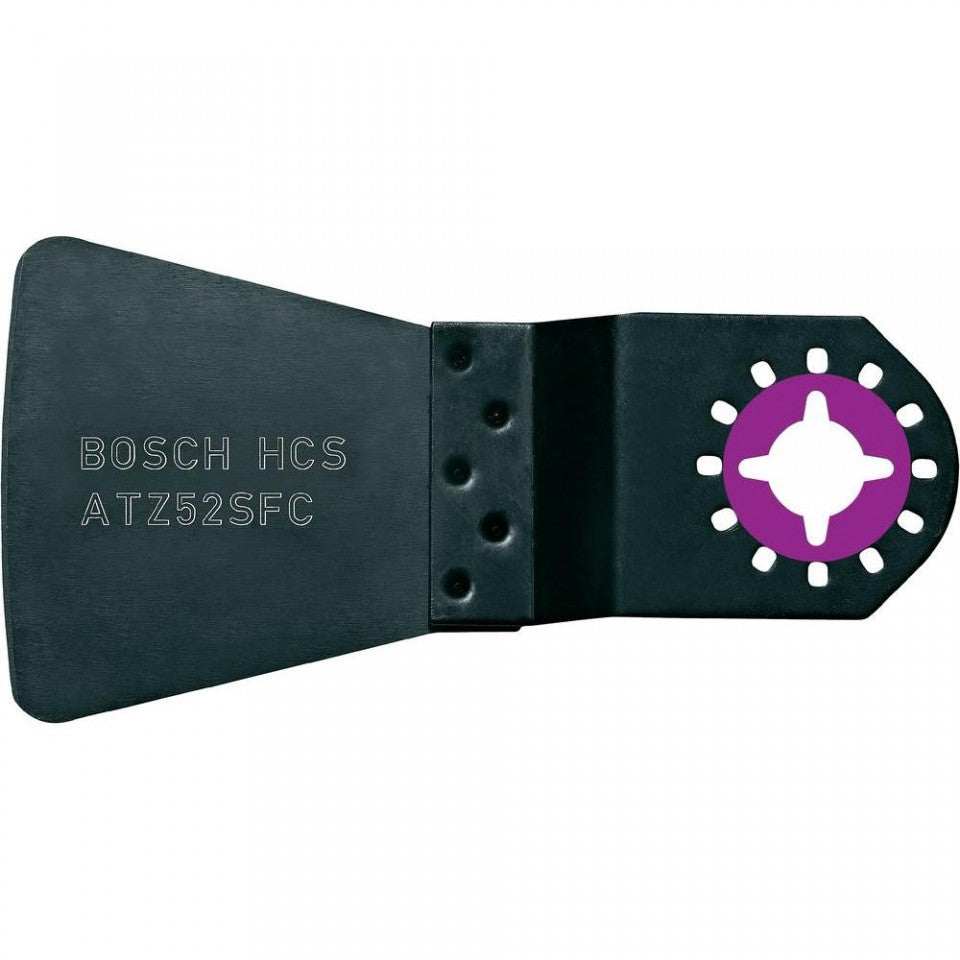 Razuitor flexibil Bosch HCS ATZ 52 SFC, 52 x 38 mm, OIS, pentru fierastrau multicutter