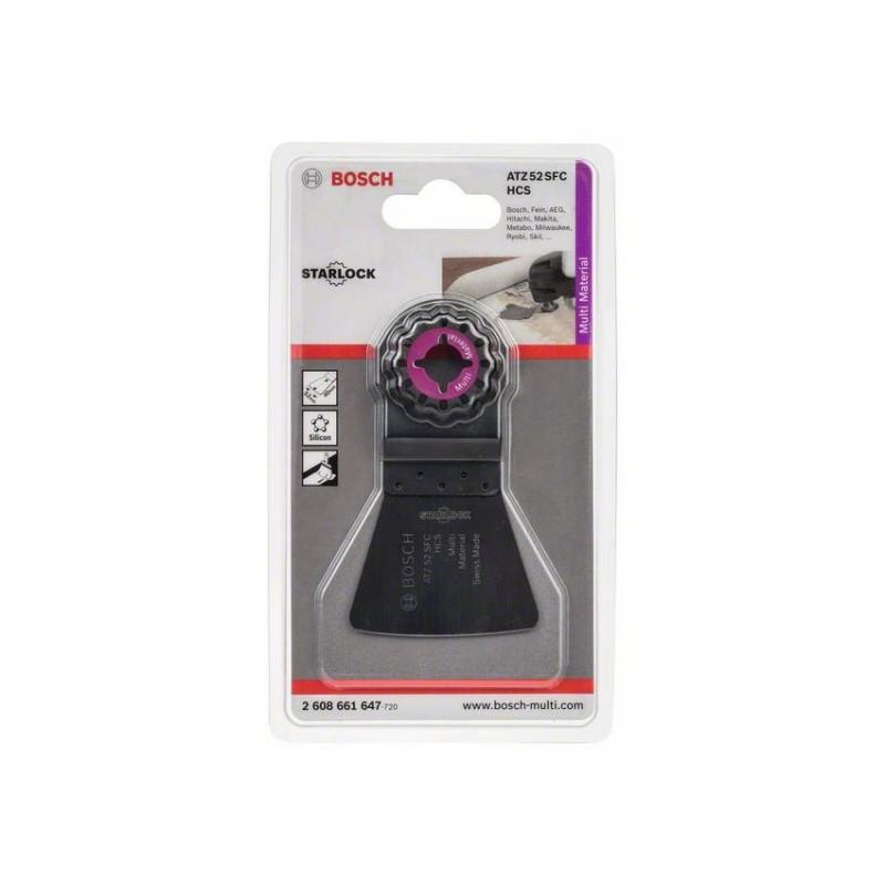 Razuitor flexibil pentru fierastrau multicutter, Bosch ATZ 52 SFC HCS Multimaterial, Starlock
