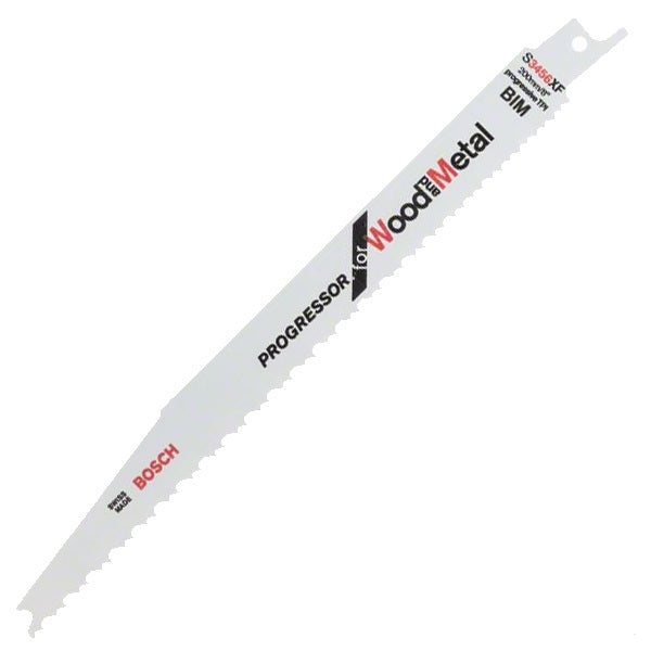 Set 2 panze fierastrau sabie, Bosch S3456XF Progressor for Wood and Metal, 200 mm, Professional