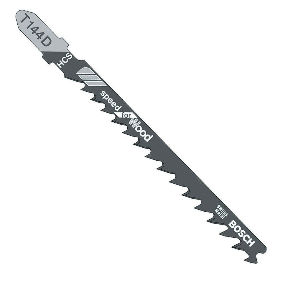 Set 25 panze fierastrau pendular Bosch T144D Speed for Wood, pentru lemn, 100mm
