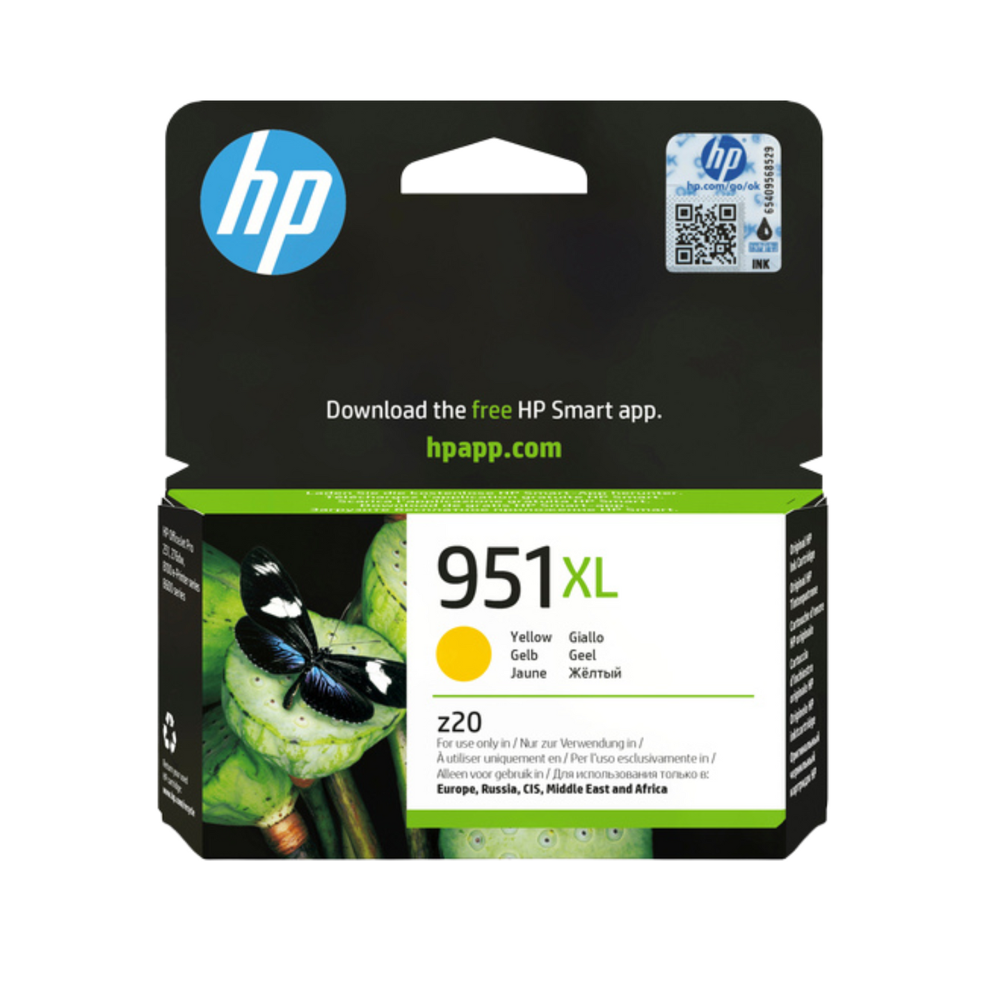 Cartus HP 951, Yellow, eligibil Instant Ink