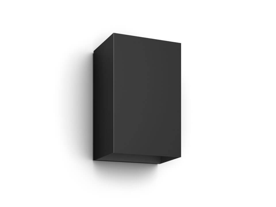 Philips Hue Resonate Metal Black Up and Down Aplica LED inteligenta Exterior 2x8W 1180lm IP44 White and Color Ambiance 1746430P7