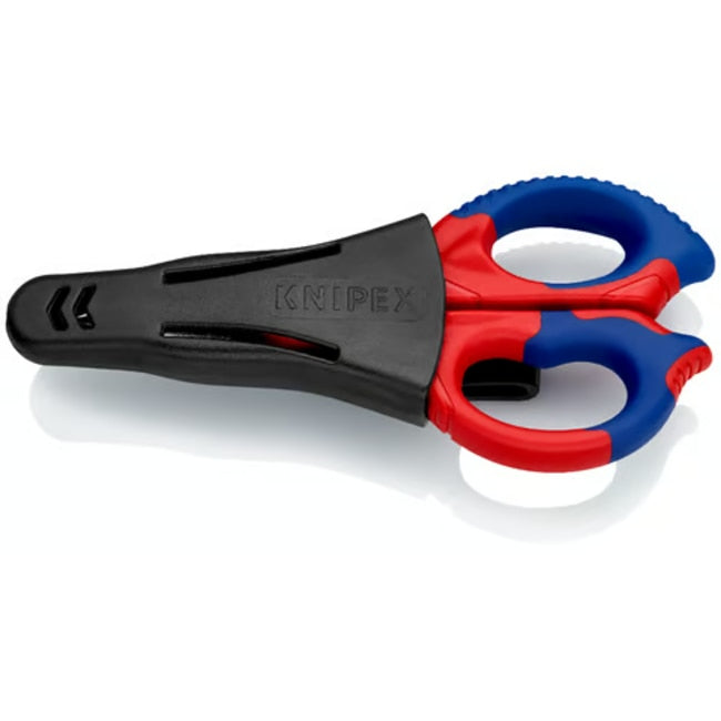 Foarfeca de electrician Knipex, 95 05 155 SB, cu brațe cu manșoane multicomponente, rigidizare cu fibra de sticla