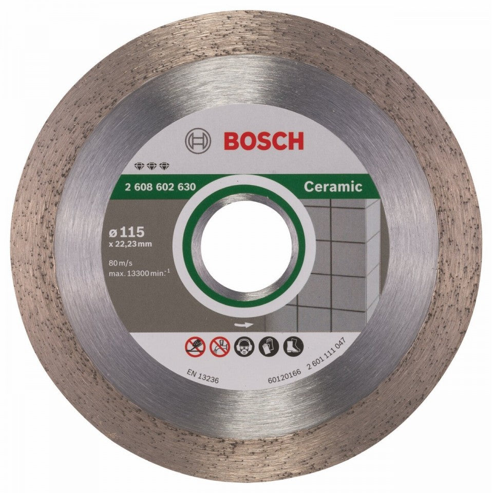 Disc diamantat pentru gresie Bosch, Best for Ceramic, 115 mm