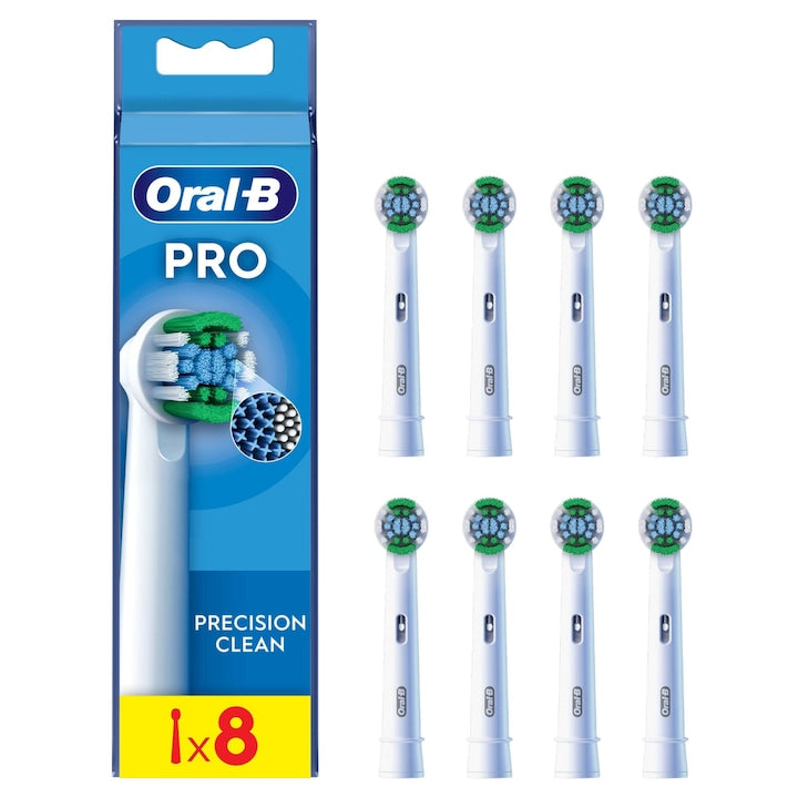 Oral-b - Rezerve pentru periute de dinti Oral-b Precision Clean Refill xf 8 bucati - 8006540894002 - pentru Periuta de dinti electrica