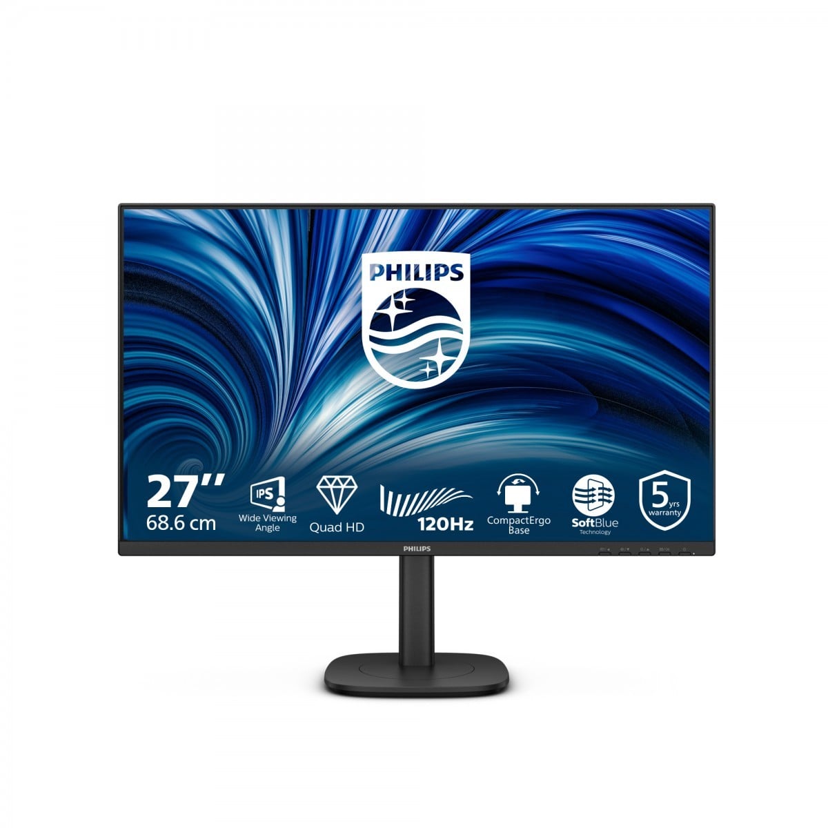 Philips 27B2N3500J/00 monitoare LCD 68,6 cm (27") 2560 x 1440 Pixel 2K Negru