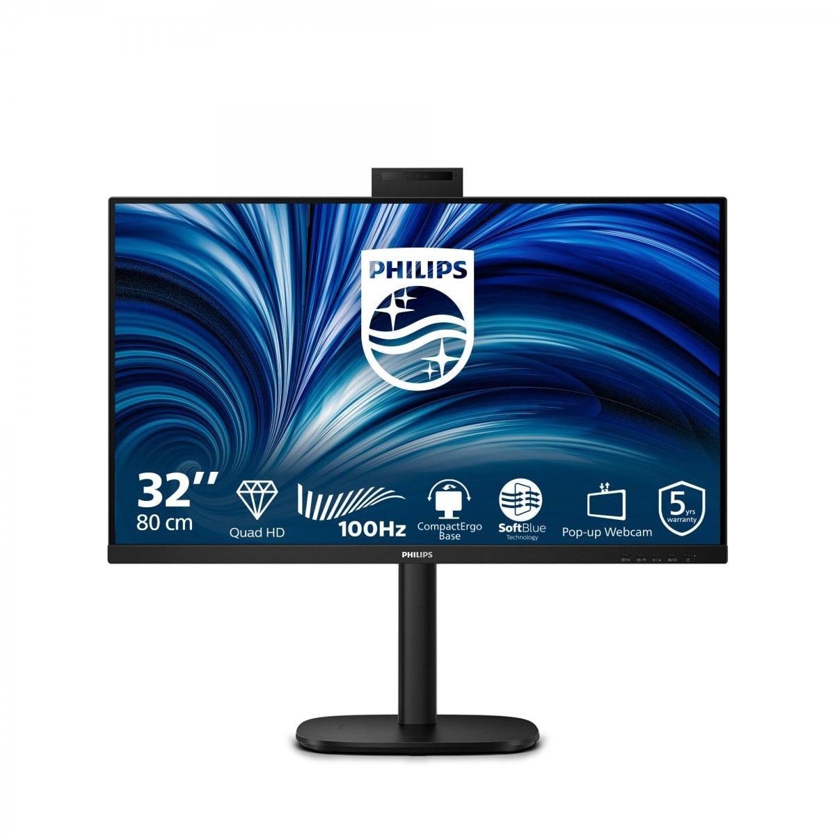 Philips 3000 series 32B2U3601H/00 monitoare LCD 80 cm (31.5") 2560 x 1440 Pixel Quad HD Negru