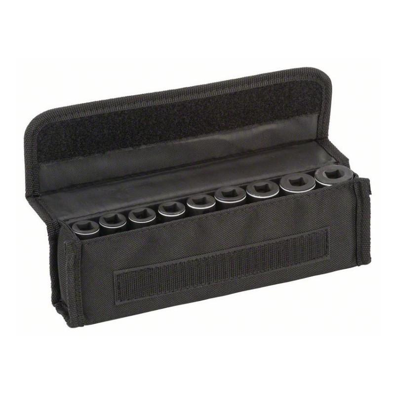 Set 9 chei tubulare de impact, 3/8 inch. adanci , 7-19mm, Bosch