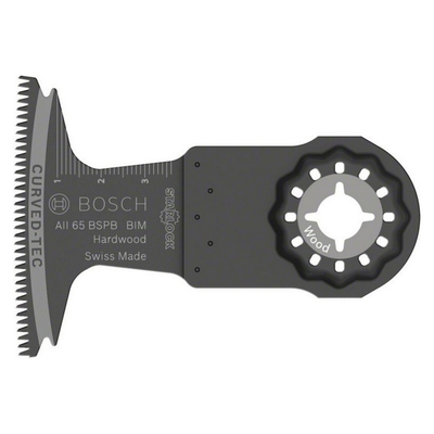 Panza pentru fierastrau multicutter, Bosch AII 65 BSPB BIM, Starlock, 65x40mm, Hard Wood