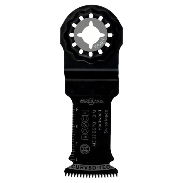 Panza pentru fierastrau multicutter, Bosch AIZ 32 BSPB BIM, Starlock, 32x50mm, Hard Wood