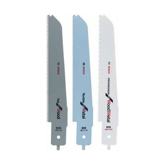Set 3 panze mixte pentru fierastrau electric PFZ 500 E, 235mm, taiere lemn si metal