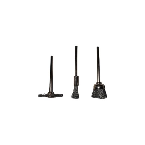 Set 3 perii de sarma, tija 2.3 mm, Bosch