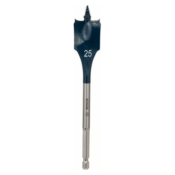 Burghiu plat pentru lemn Bosch Self Cut Speed 25x152mm prindere hexagonala 1/4"