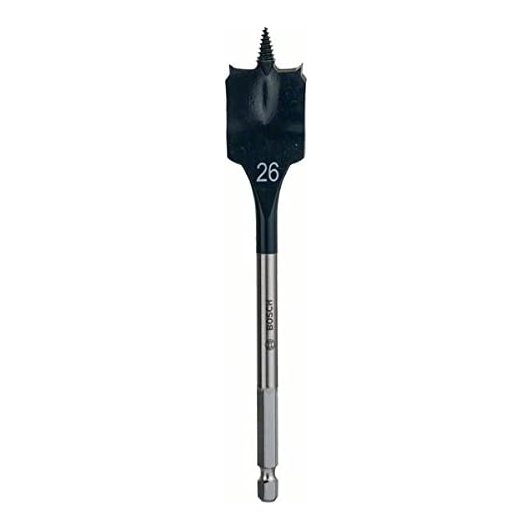 Burghiu plat pentru lemn Bosch Self Cut Speed 26x152mm prindere hexagonala 1/4"