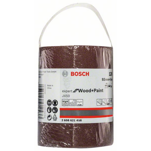 Rola abraziva Bosch Expert for Wood and Paint, 93mm x 5m, P120