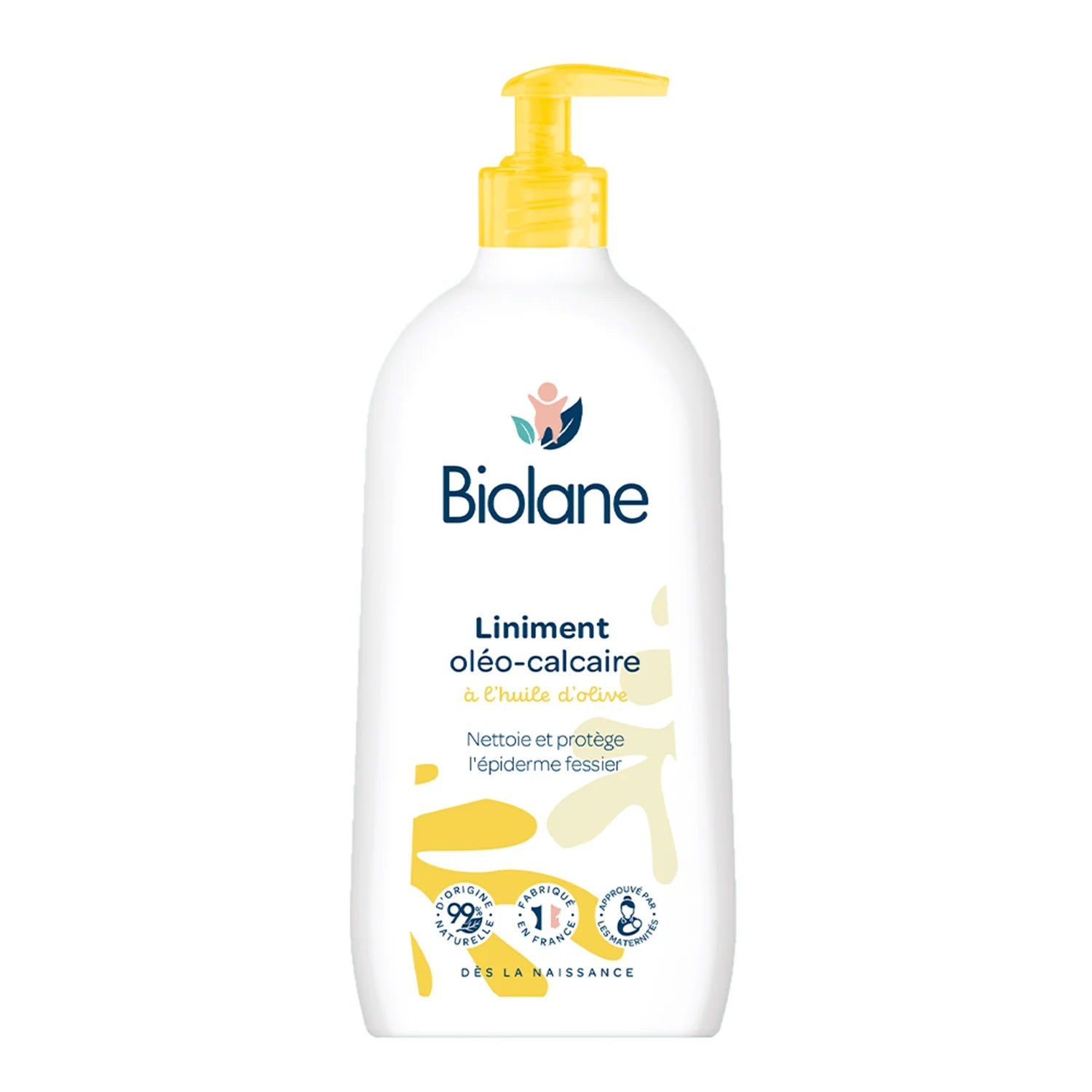 Crema pentru curatarea zonei scutecului, Liniment oleo-calcaros, Biolane Expert cu ulei de masline 300 ml