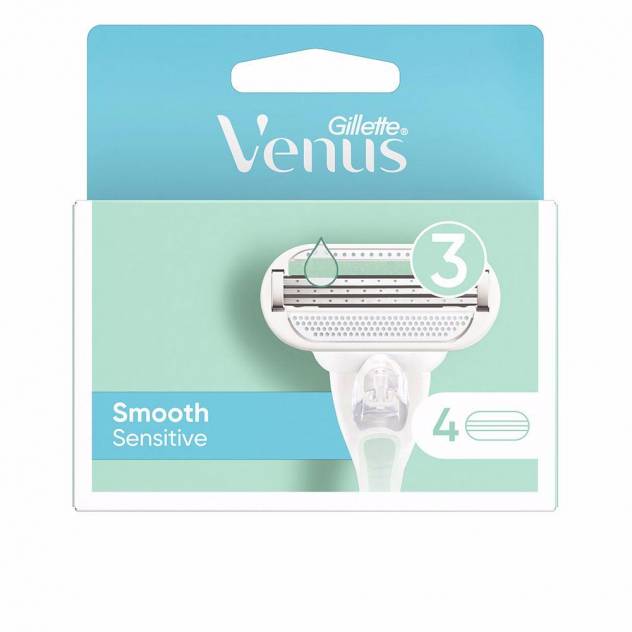 Set rezerve interschimbabile pentru aparatul de ras, Gilette, Venus Smooth Sensitive 4 buc