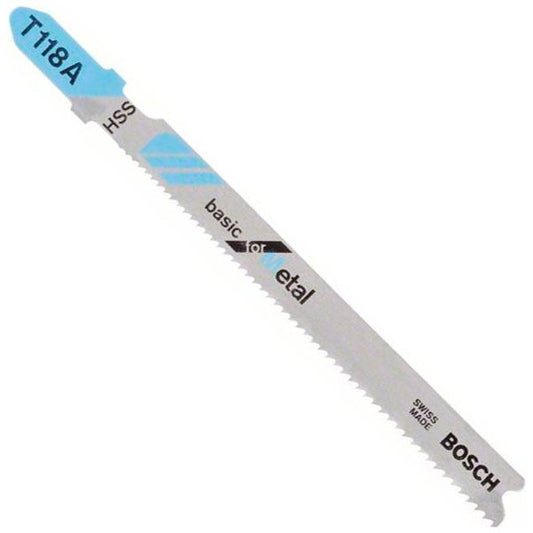 Set 25 panze fierastrau pendular Bosch T118A Basic for Metal, 100mm