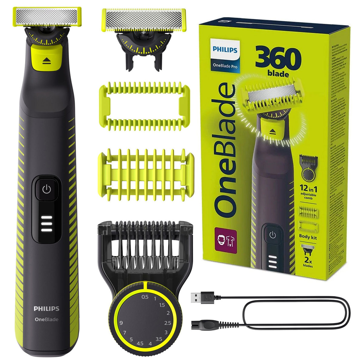Aparat de ras Philips OneBlade Pro 360 QP6507/23