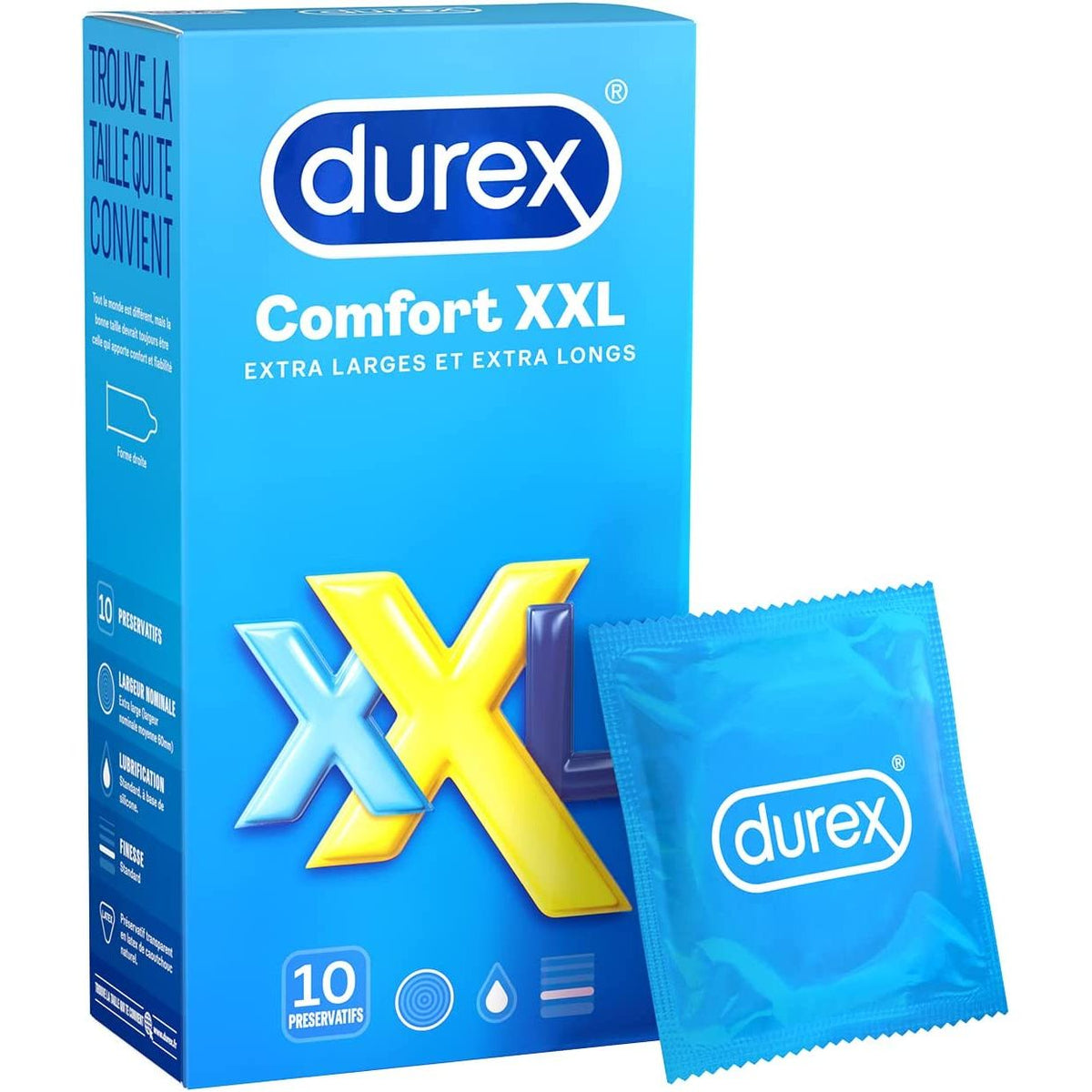 Prezervative Durex Comfort XXL, 10 buc