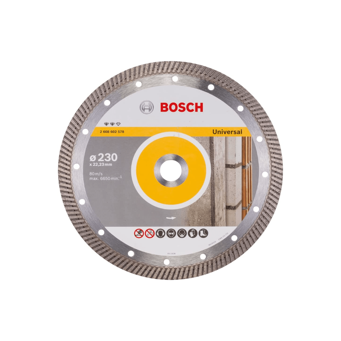 Disc diamantat Bosch Expert for Universal 230 mm, taiere universala
