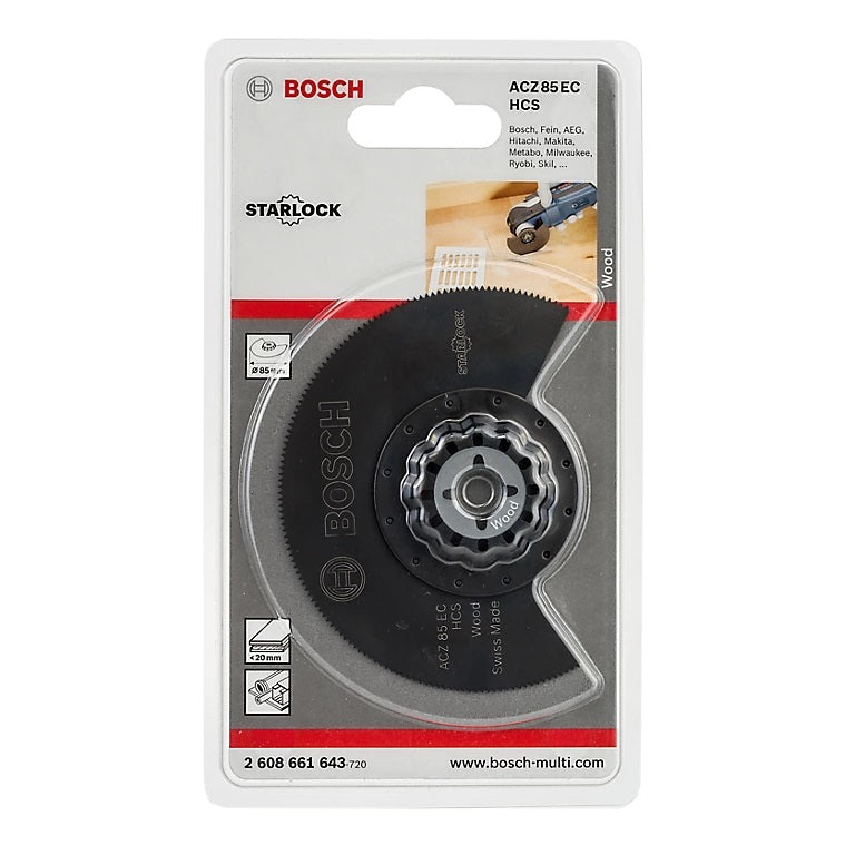 Panza de ferastrau segment Bosch ACZ 85 EC Wood HCS, 85 mm