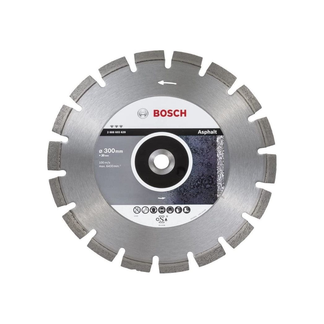 Disc diamantat pentru asfalt Bosch, Best for Asphalt, 300 x 20 mm