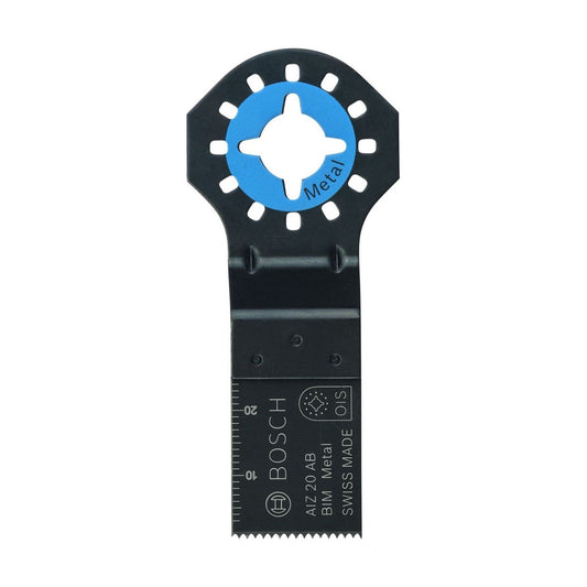 Panza pentru fierastrau multicutter, Bosch AIZ 20 AB BIM, prindere OIS, 20x20mm, Metal