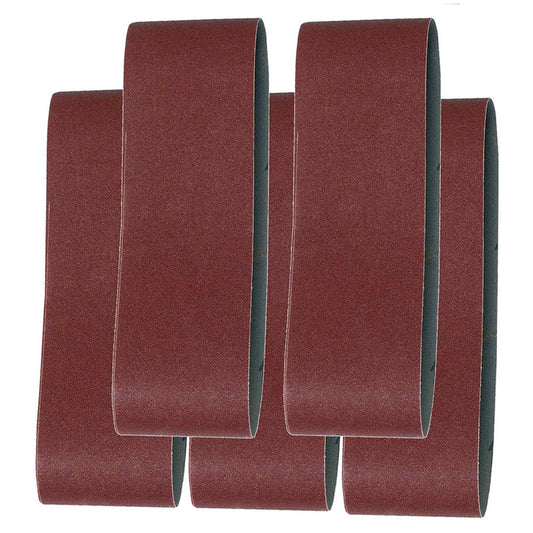 Set 10 benzi abrazive SIA 2920 siawood X, 75 x 610 mm, P80