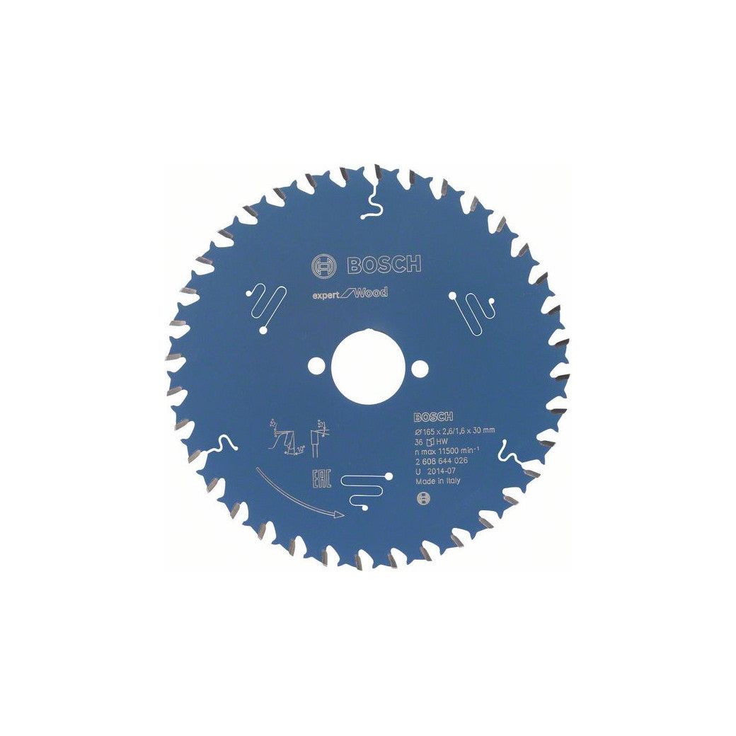 Panza fierastrau circular Bosch, Expert for Wood, 165x30 mm 36T