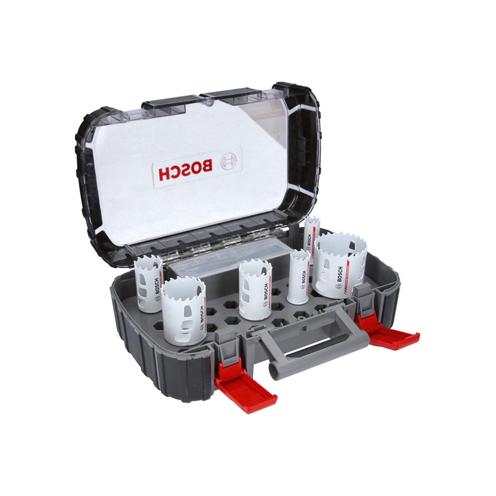 Set 6 carote Bosch Endurance for Heavy Duty, Carbide Tipped, 22/25/35/40/51/68, prindere Power Change