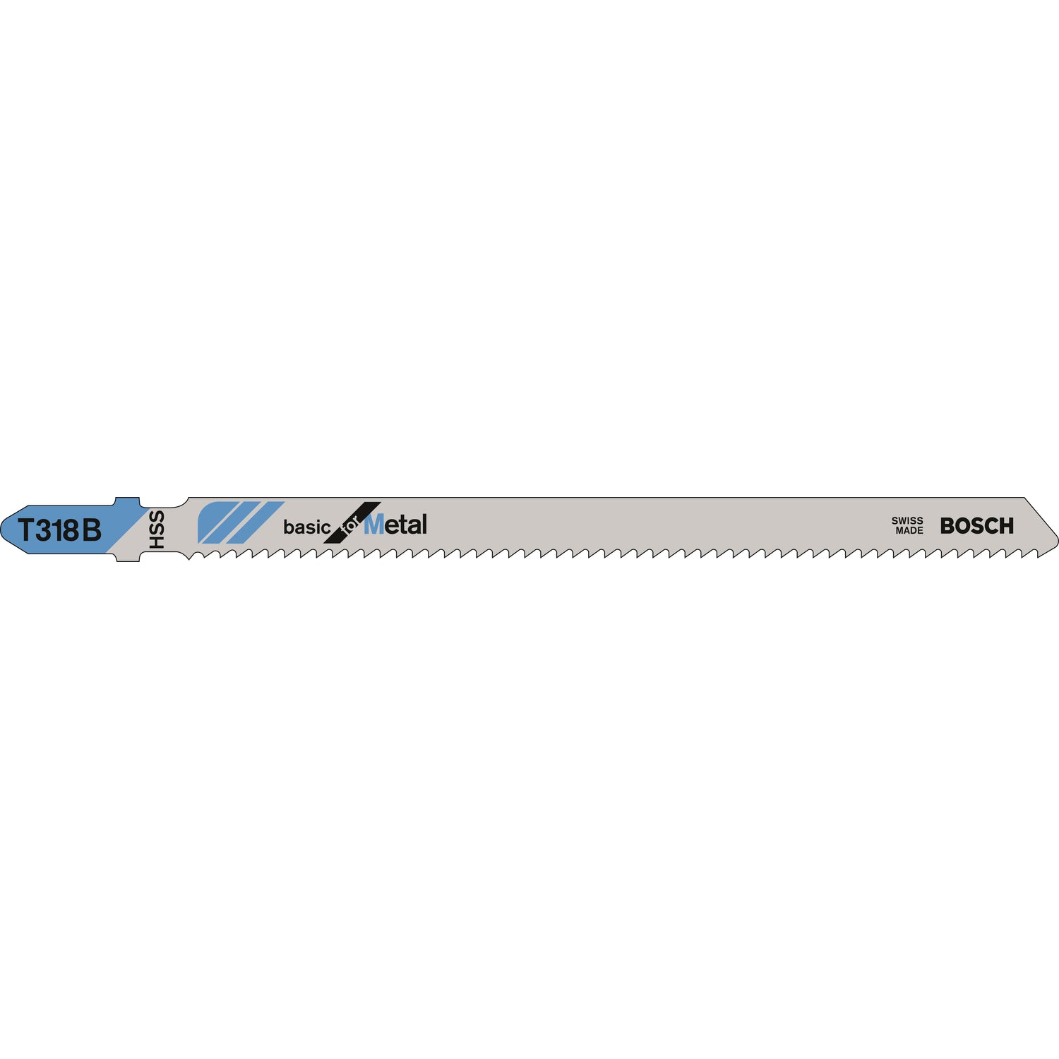 Set 3 panze pentru fierastrau pendular, Bosch T318B Basic for Metal, 132mm
