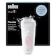 Epilator Braun Silk-épil 5 5-000 Wet & Dry, MicroGrip, Smart Light, 28 de pensete, 2 viteze, Alb/Flamingo