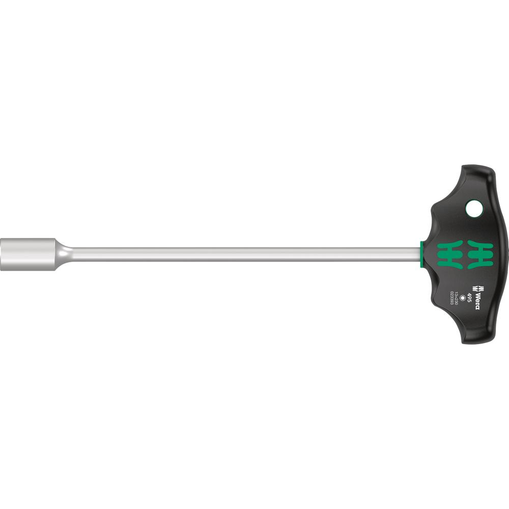 Cheie tubulara cu maner transversal, Wera, Argintiu, 13x230mm