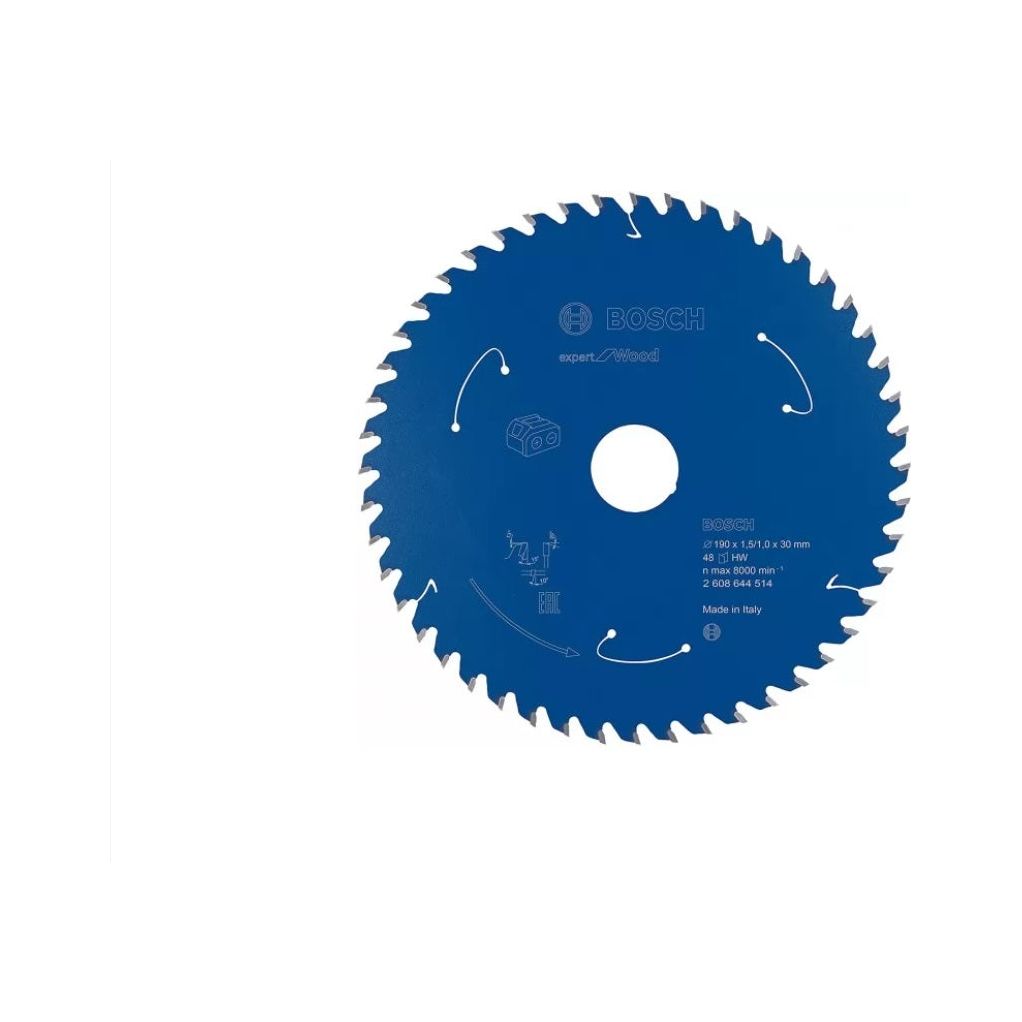 Disc pentru fierastrau circular, Bosch Expert for Wood, 190x1,5/1,0x30/20mm, 48T