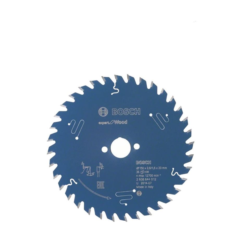 Disc pentru fierastrau circular, Bosch Expert for Wood, 150x2.6/1.6x20mm 36T
