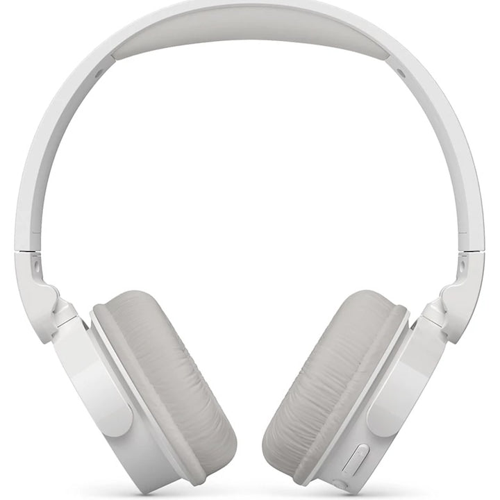 Casti On-Ear Philips TAH3209WT/00, Wireless, Bluetooth, Microfon, Alb