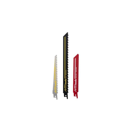 Set 3 panze fierastrau sabie, KWB Profesional, taiere lemn si metal