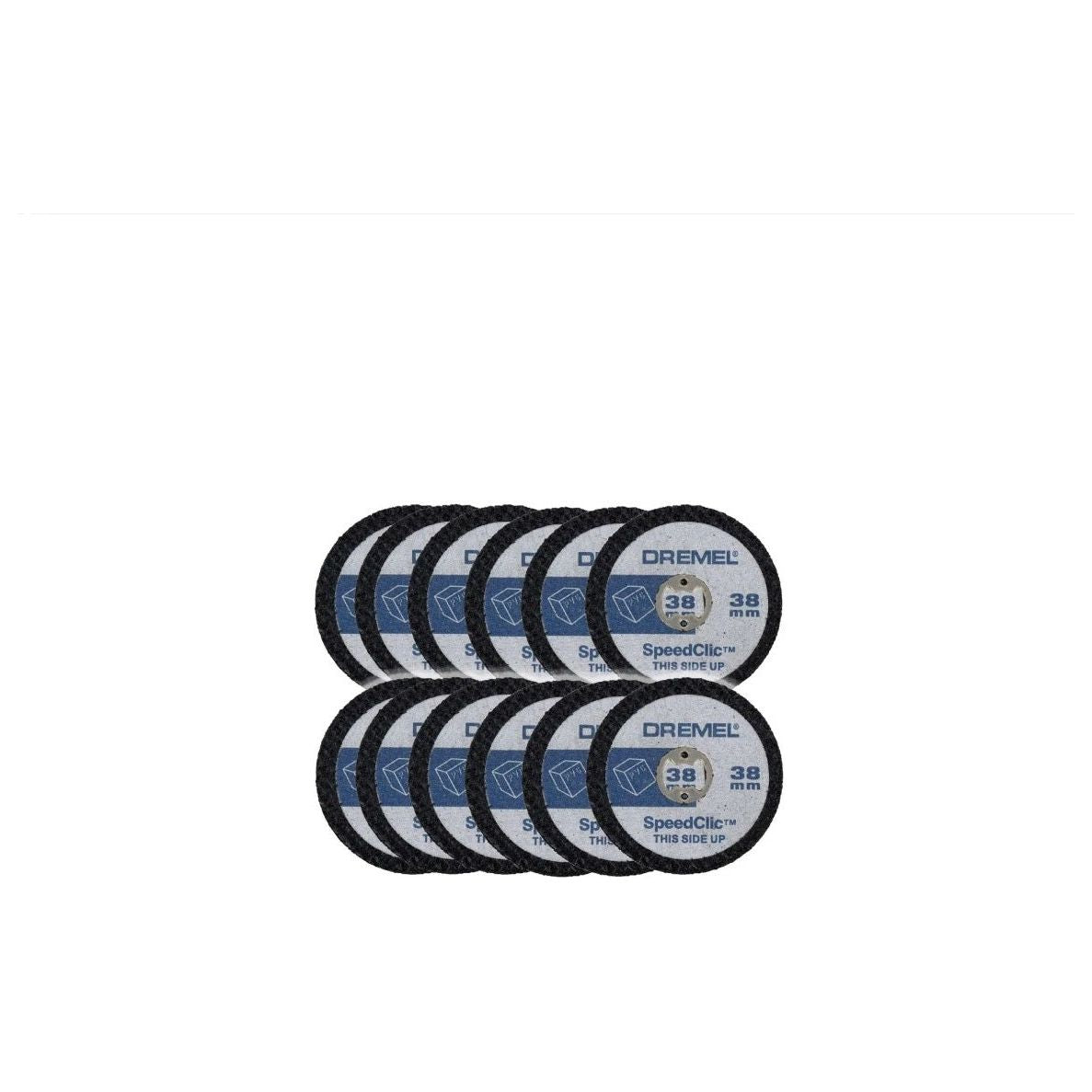 Set 12 discuri pentru taiere materiale plastice DREMEL SC476B, EZ SpeedClic