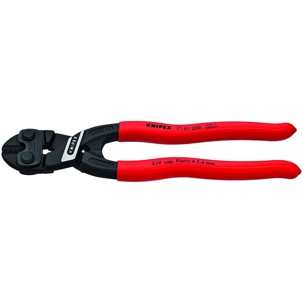 Cleste compact pentru taiat bolturi, KNIPEX, 200 mm