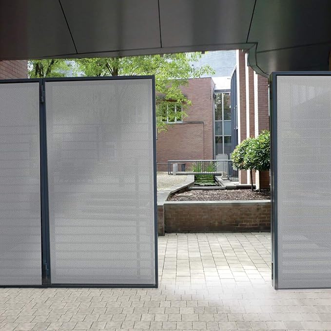 Plasă dublă față-verso TENAX Soleado Duo, alb/gri, 1,50 x 5 m