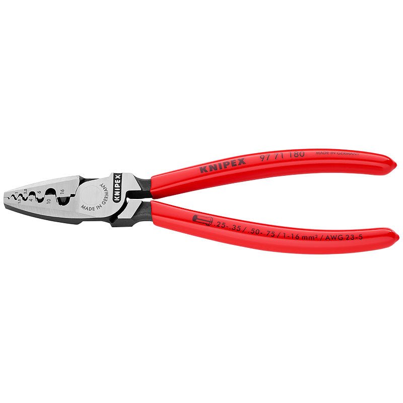 Cleste sertizat 0.25 - 16.0 mm2, KNIPEX, 180 mm