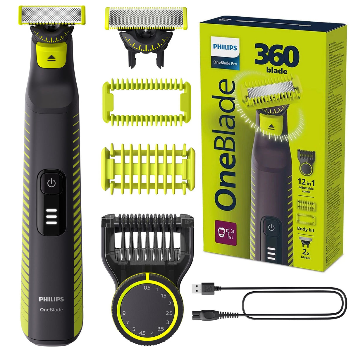 Aparat de ras Philips OneBlade Pro 360 QP6507/23