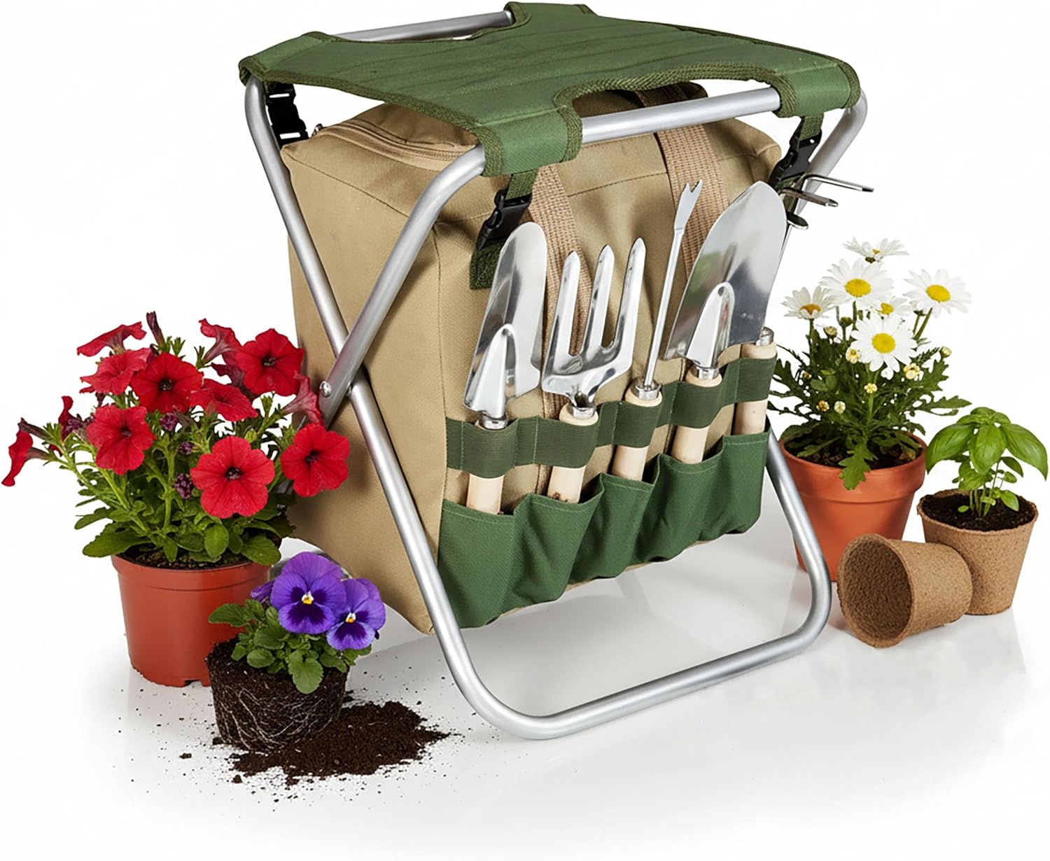 Scaun de grădină multifuncțional cu unelte Oniva pentru picnic