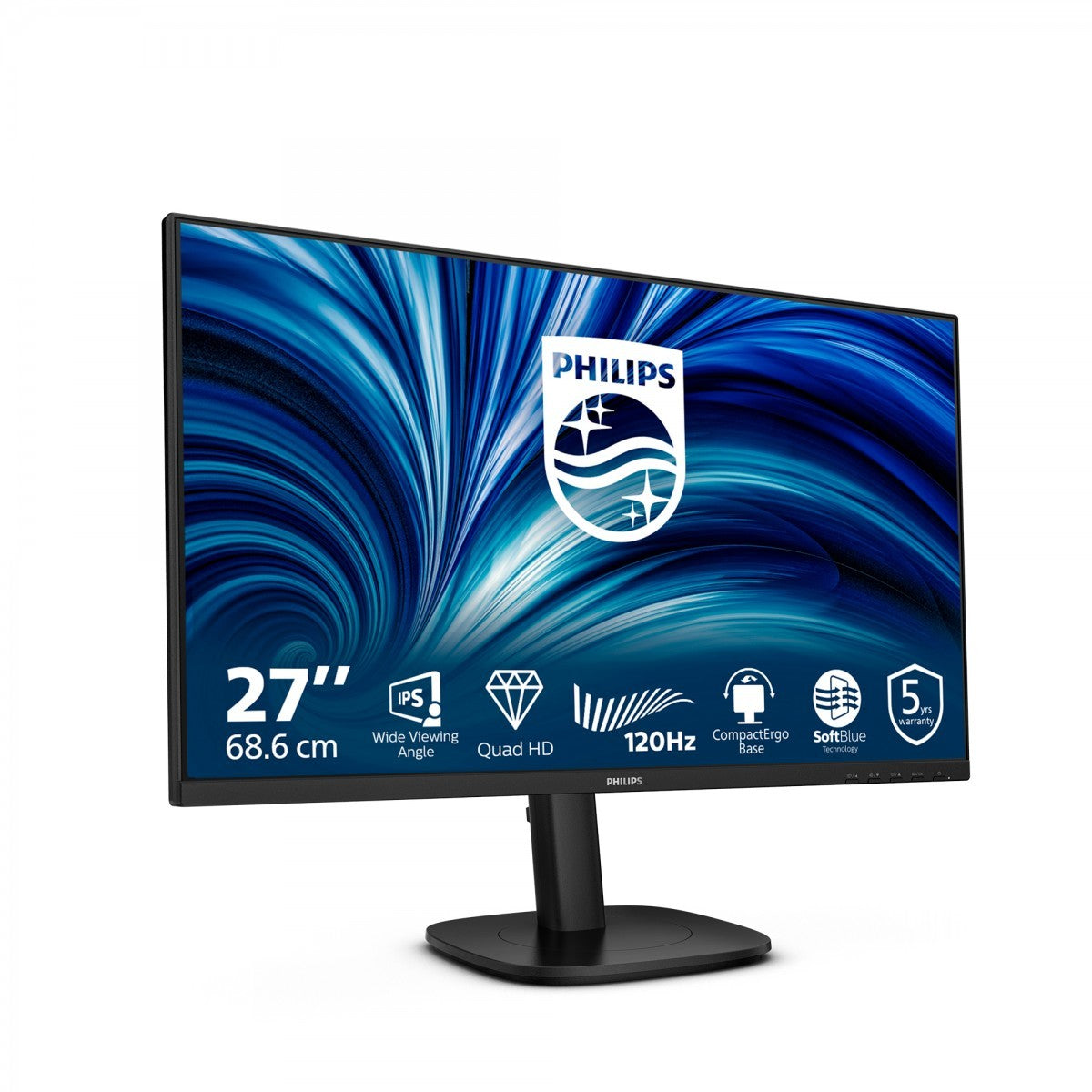 Philips 27B2N3500J/00 monitoare LCD 68,6 cm (27") 2560 x 1440 Pixel 2K Negru