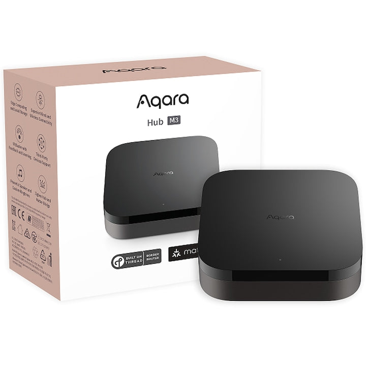 Aqara Hub M3 HM-G01D - hub Matter, Zigbee, Thread, Wi-Fi dual-band, PoE