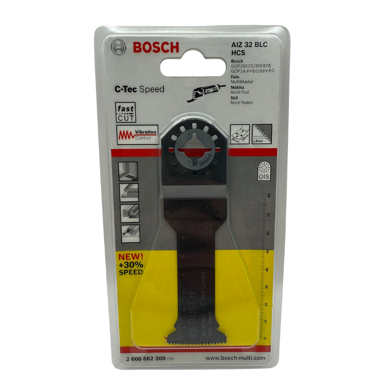 Pânză ferăstrău multifuncțional Bosch AIZ 32 BLC, OIS 32 x 70 mm