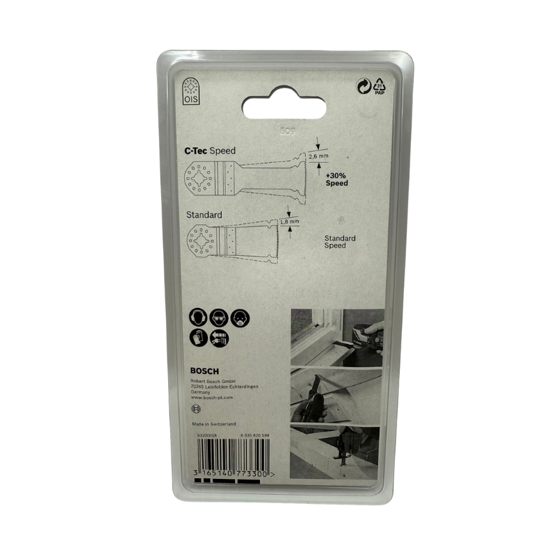 Pânză ferăstrău multifuncțional Bosch AIZ 32 BLC, OIS 32 x 70 mm