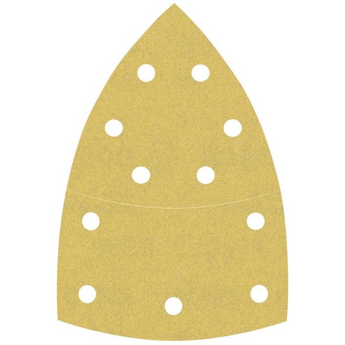 Set 10 hartii abrazive, Bosch, , 102 x 93 mm, Auriu