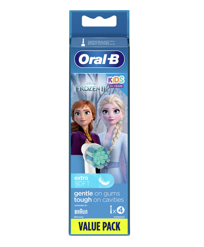 Rezerve periuta de dinti electrica pentru copii Oral-B Frozen, 4 buc